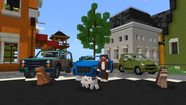 Screenshot of the Minecraft Bedrock Marketplace product Better Cats 2 created by CrackedCubes.