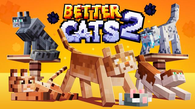 Thumbnail of the Minecraft Bedrock Marketplace product Mejores Gatos 2 created by CrackedCubes.