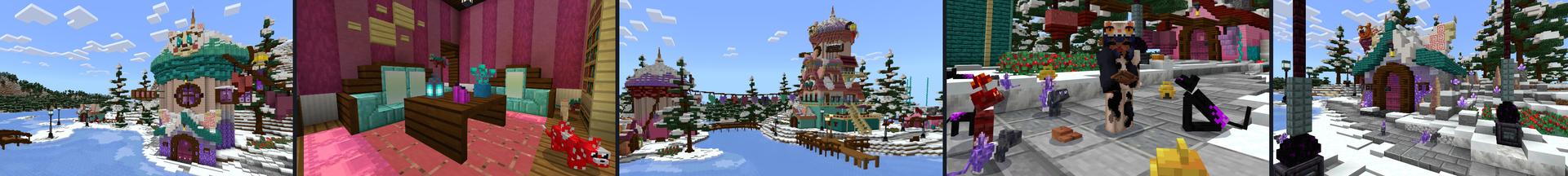 Panorama of the Minecraft Bedrock Marketplace product Better Cats created by CrackedCubes.