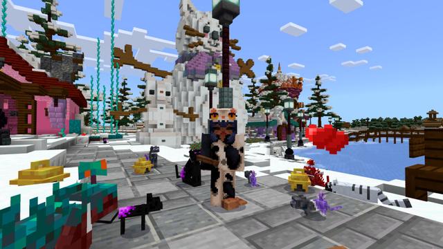 Screenshot of the Minecraft Bedrock Marketplace product Better Cats created by CrackedCubes.