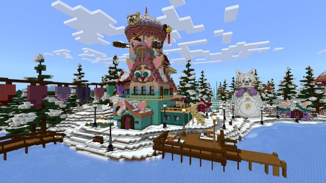 Screenshot of the Minecraft Bedrock Marketplace product Better Cats created by CrackedCubes.