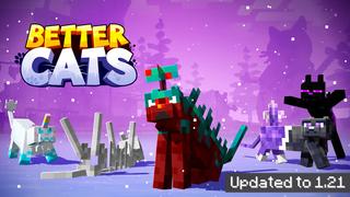 Thumbnail of the Minecraft Bedrock Marketplace product Mejores gatos created by CrackedCubes.