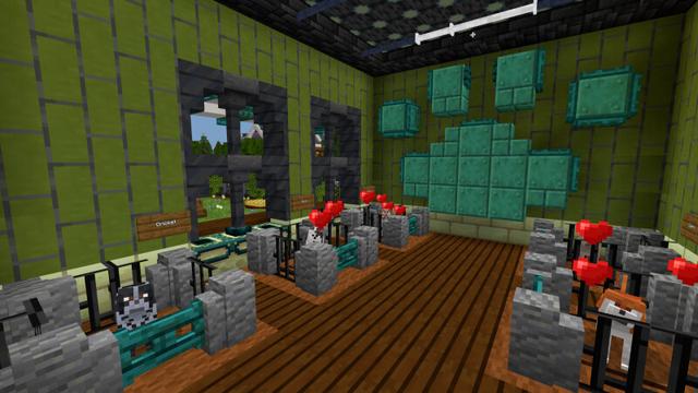 Screenshot of the Minecraft Bedrock Marketplace product Better Dogs created by CrackedCubes.