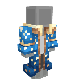 Thumbnail of the Minecraft Bedrock Marketplace product Blue Wizard Robe created by CrackedCubes.