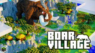 Thumbnail of the Minecraft Bedrock Marketplace product Boar Village created by CrackedCubes.