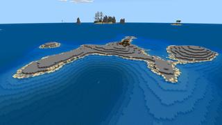 Screenshot of the Minecraft Bedrock Marketplace product Boat Wreck 2 created by CrackedCubes.