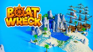 Thumbnail of the Minecraft Bedrock Marketplace product Boat Wreck 2 created by CrackedCubes.