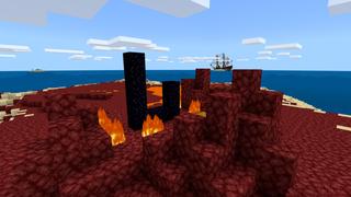 Screenshot of the Minecraft Bedrock Marketplace product Boat Wreck created by CrackedCubes.