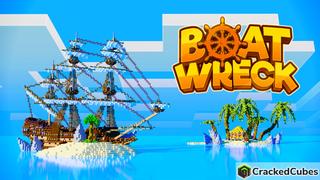 Thumbnail of the Minecraft Bedrock Marketplace product Naufrágio de um barco created by CrackedCubes.