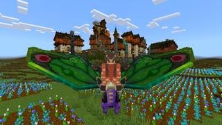 Screenshot of the Minecraft Bedrock Marketplace product Butterfly World created by CrackedCubes.
