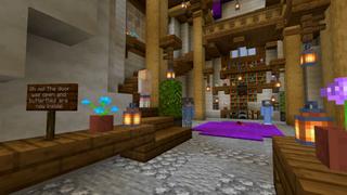 Screenshot of the Minecraft Bedrock Marketplace product Butterfly World created by CrackedCubes.