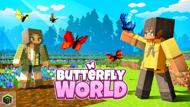 Thumbnail of the Minecraft Bedrock Marketplace product Butterfly World created by CrackedCubes.