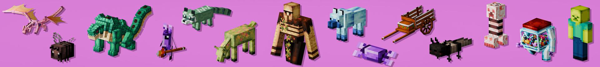 Panorama of the Minecraft Bedrock Marketplace product Candy Castle Survival 2 created by CrackedCubes.