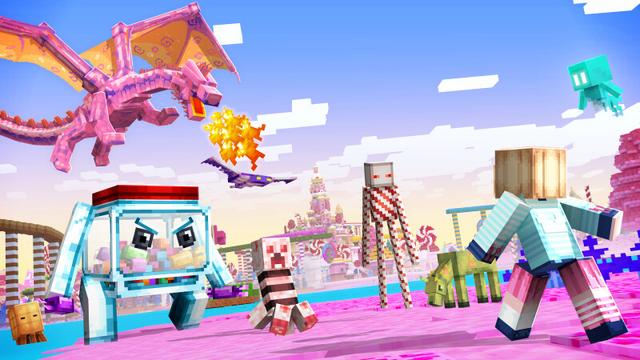 Thumbnail of the Minecraft Bedrock Marketplace product Candy Castle Survival 2 created by CrackedCubes.