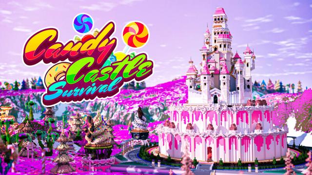 Thumbnail of the Minecraft Bedrock Marketplace product Candy Castle Survival created by CrackedCubes.