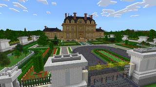 Screenshot of the Minecraft Bedrock Marketplace product Chateau Mansion created by CrackedCubes.