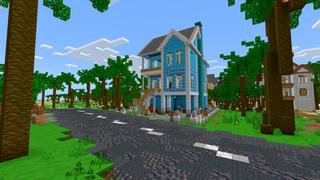 Screenshot of the Minecraft Bedrock Marketplace product Classic Beach Houses created by CrackedCubes.