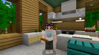 Screenshot of the Minecraft Bedrock Marketplace product Classic Beach Houses created by CrackedCubes.