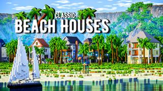 Thumbnail of the Minecraft Bedrock Marketplace product Classic Beach Houses created by CrackedCubes.