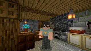 Screenshot of the Minecraft Bedrock Marketplace product Cute Home Hamlet created by CrackedCubes.