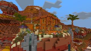 Screenshot of the Minecraft Bedrock Marketplace product Cute Home Mesa created by CrackedCubes.