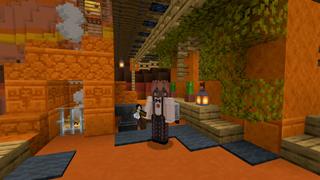 Screenshot of the Minecraft Bedrock Marketplace product Cute Home Mesa created by CrackedCubes.