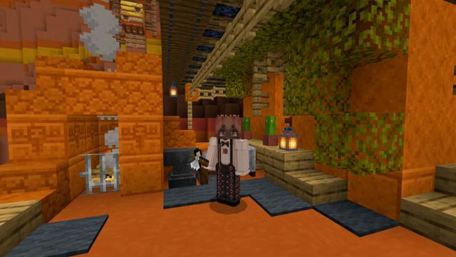 Screenshot of the Minecraft Bedrock Marketplace product Cute Home Mesa created by CrackedCubes.