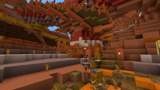 Screenshot of the Minecraft Bedrock Marketplace product Cute Home Mesa created by CrackedCubes.