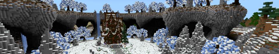 Panorama of the Minecraft Bedrock Marketplace product Cute Home Winter created by CrackedCubes.