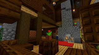 Screenshot of the Minecraft Bedrock Marketplace product Cute Home Winter created by CrackedCubes.