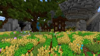 Screenshot of the Minecraft Bedrock Marketplace product Cute Home Woodland created by CrackedCubes.