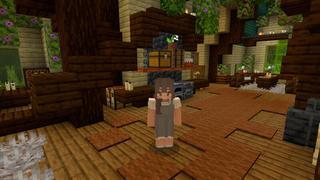 Screenshot of the Minecraft Bedrock Marketplace product Cute Home Woodland created by CrackedCubes.