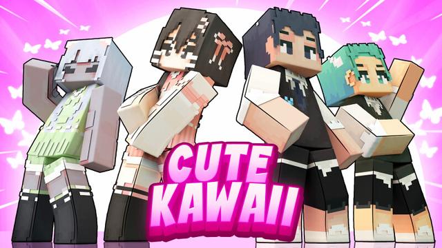 Thumbnail of the Minecraft Bedrock Marketplace product Cute Kawaii created by CrackedCubes.