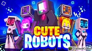 Thumbnail of the Minecraft Bedrock Marketplace product Cute Robots created by CrackedCubes.