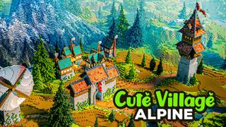 Thumbnail of the Minecraft Bedrock Marketplace product Cute Village Alpine created by CrackedCubes.