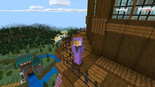 Screenshot of the Minecraft Bedrock Marketplace product Cute Village Medieval created by CrackedCubes.