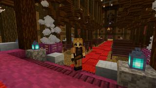 Screenshot of the Minecraft Bedrock Marketplace product Cute Village Mountain created by CrackedCubes.