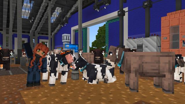 Screenshot of the Minecraft Bedrock Marketplace product Dairycraft created by CrackedCubes.