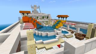 Screenshot of the Minecraft Bedrock Marketplace product Deluxe Cruise created by CrackedCubes.