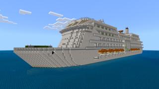 Screenshot of the Minecraft Bedrock Marketplace product Deluxe Cruise created by CrackedCubes.