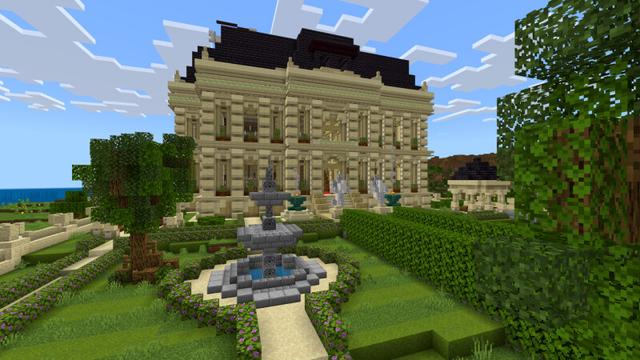 Screenshot of the Minecraft Bedrock Marketplace product Deluxe Mansion created by CrackedCubes.