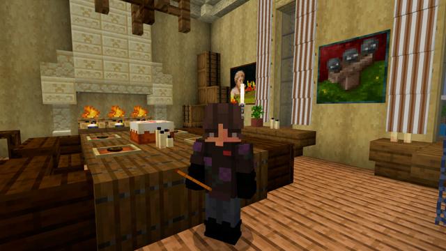 Screenshot of the Minecraft Bedrock Marketplace product Deluxe Mansion created by CrackedCubes.