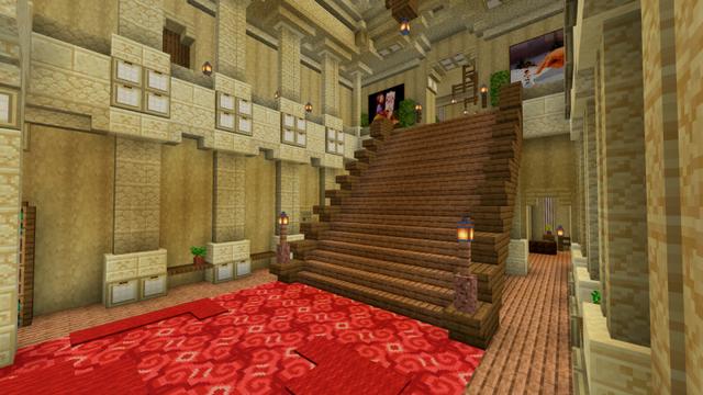 Screenshot of the Minecraft Bedrock Marketplace product Deluxe Mansion created by CrackedCubes.