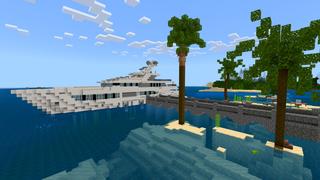 Screenshot of the Minecraft Bedrock Marketplace product Deluxe Party Mansion created by CrackedCubes.