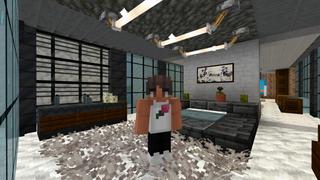 Screenshot of the Minecraft Bedrock Marketplace product Deluxe Party Mansion created by CrackedCubes.