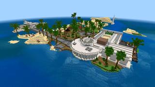 Screenshot of the Minecraft Bedrock Marketplace product Deluxe Party Mansion created by CrackedCubes.