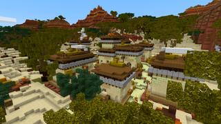 Screenshot of the Minecraft Bedrock Marketplace product Desert Refuge created by CrackedCubes.