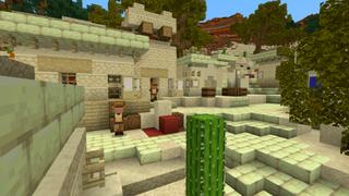 Screenshot of the Minecraft Bedrock Marketplace product Desert Refuge created by CrackedCubes.