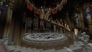 Screenshot of the Minecraft Bedrock Marketplace product Devil's Castle created by CrackedCubes.