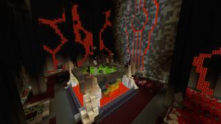 Screenshot of the Minecraft Bedrock Marketplace product Devil's Castle created by CrackedCubes.